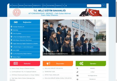 AFYONKARAHİSAR / MERKEZ - Fatih Sultan Mehmet İmam Hatip Ortaokulu