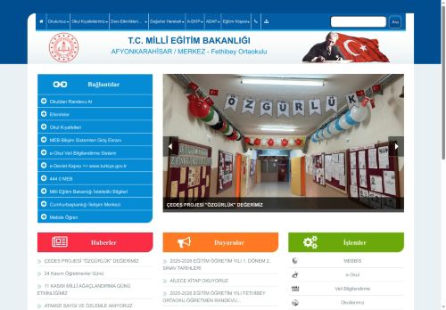 AFYONKARAHİSAR / MERKEZ - Fethibey Ortaokulu