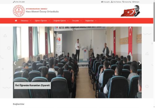 AFYONKARAHİSAR / MERKEZ - Hacı Ahmet Özsoy Ortaokulu