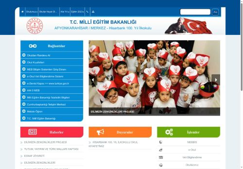 AFYONKARAHİSAR / MERKEZ - Hisarbank 100. Yıl İlkokulu
