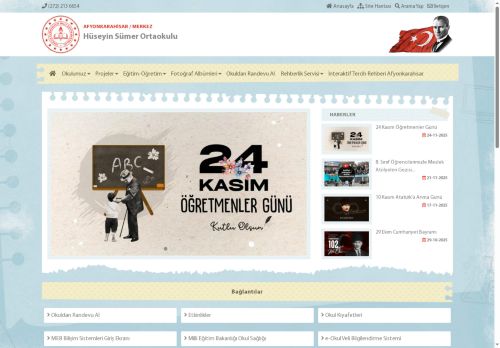 AFYONKARAHİSAR / MERKEZ - Hüseyin Sümer Ortaokulu