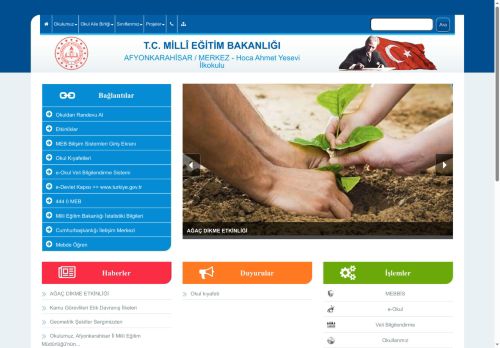 AFYONKARAHİSAR / MERKEZ - Hoca Ahmet Yesevi İlkokulu