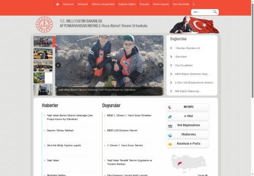 AFYONKARAHİSAR / MERKEZ - Hoca Ahmet Yesevi Ortaokulu