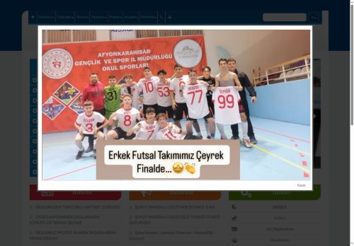 AFYONKARAHİSAR / ŞUHUT - Şuhut Anadolu Lisesi