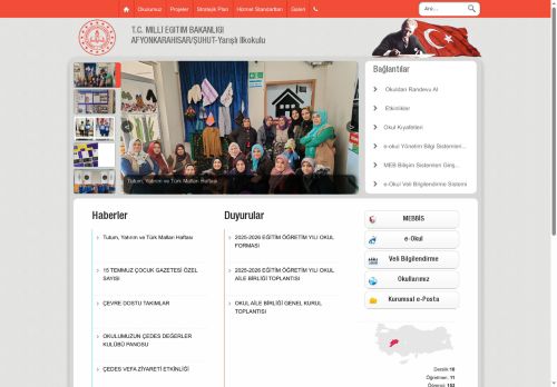 AFYONKARAHİSAR / ŞUHUT - Yarışlı İlkokulu