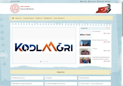 AĞRI / DİYADİN - Davut İlkokulu