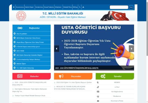 AĞRI / DİYADİN - Diyadin Halk Eğitimi Merkezi