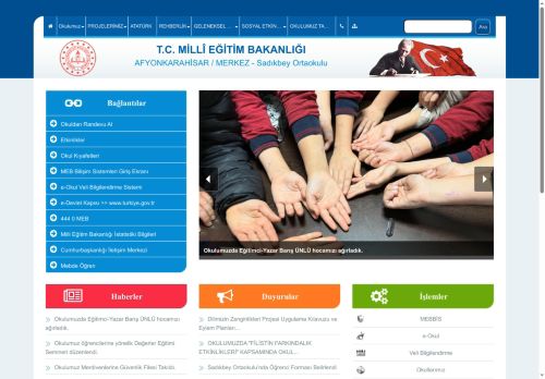 AFYONKARAHİSAR / MERKEZ - Sadıkbey Ortaokulu