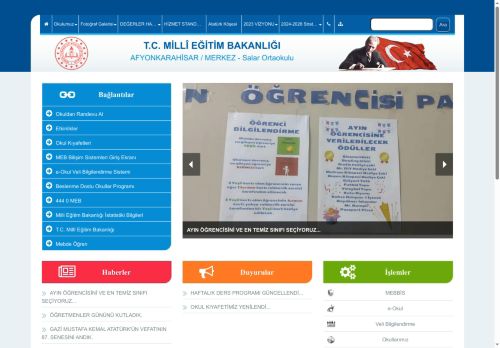 AFYONKARAHİSAR / MERKEZ - Salar Ortaokulu