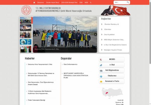 AFYONKARAHİSAR / MERKEZ - Şehit Murat Hasırcıoğlu Ortaokulu