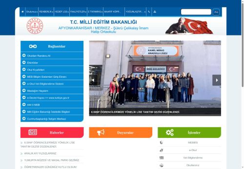 AFYONKARAHİSAR / MERKEZ - Şükrü Çelikalay İmam Hatip Ortaokulu