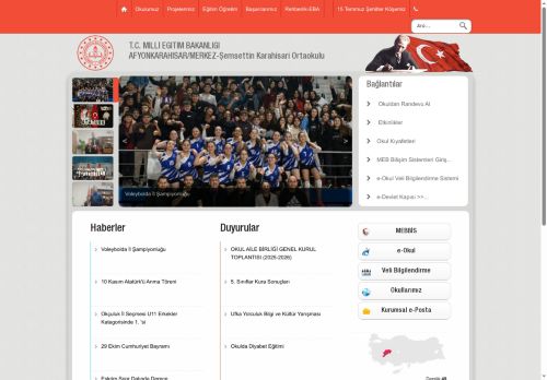 AFYONKARAHİSAR / MERKEZ - Şemsettin Karahisari Ortaokulu