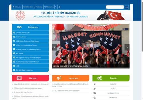 AFYONKARAHİSAR / MERKEZ - Toki Mevlana Ortaokulu