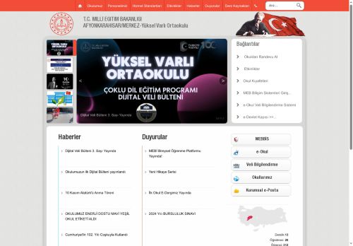AFYONKARAHİSAR / MERKEZ - Yüksel Varlı Ortaokulu
