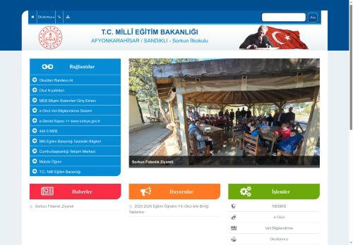 AFYONKARAHİSAR / SANDIKLI - Sorkun İlkokulu