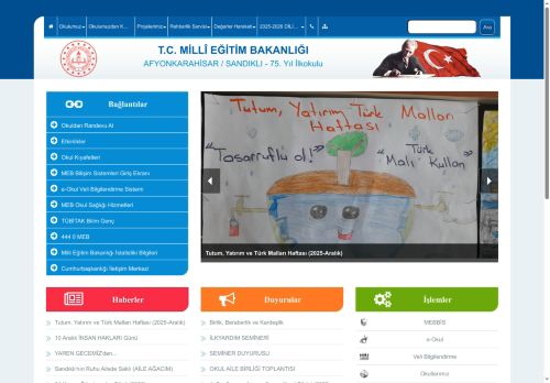 AFYONKARAHİSAR / SANDIKLI - 75. Yıl İlkokulu