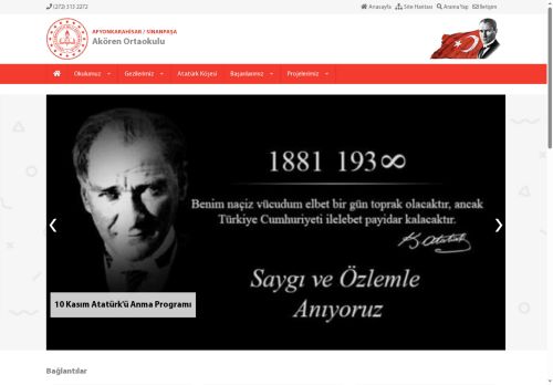 AFYONKARAHİSAR / SİNANPAŞ?A - Akören Ortaokulu