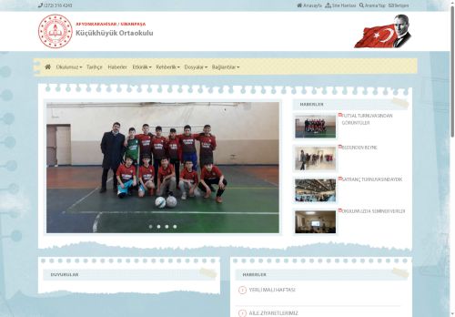 AFYONKARAHİSAR / SİNANPAŞA - Küçükhüyük Ortaokulu