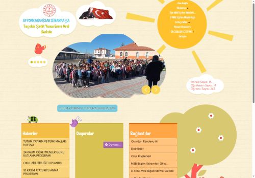 AFYONKARAHİSAR / SİNANPAŞ?A - Taşoluk Ş?ehit Yunus Emre Aral İlkokulu