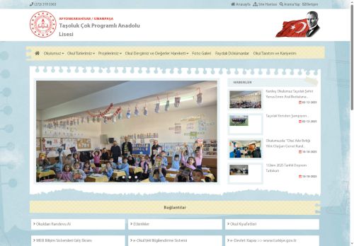 AFYONKARAHİSAR / SİNANPAŞA - Taşoluk Çok Programlı Anadolu Lisesi