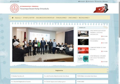 AFYONKARAHİSAR / SİNANPAŞA - Tınaztepe İmam Hatip Ortaokulu