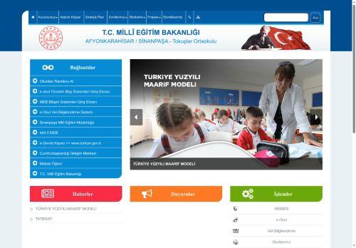 AFYONKARAHİSAR / SİNANPAŞA - Tokuşlar Ortaokulu