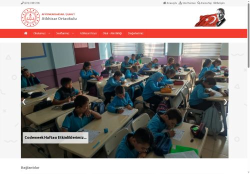 AFYONKARAHİSAR / Ş?UHUT - Atlıhisar Ortaokulu