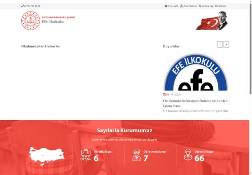 AFYONKARAHİSAR / Ş?UHUT - Efe İlkokulu