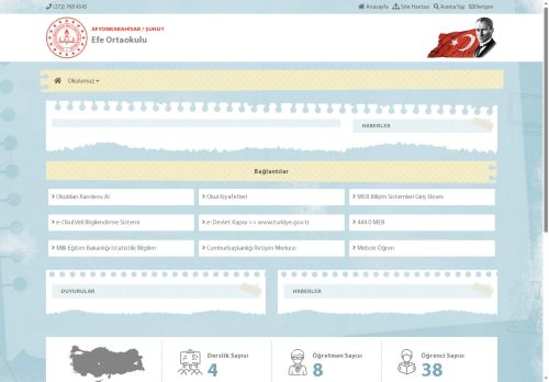 AFYONKARAHİSAR / ŞUHUT - Efe Ortaokulu