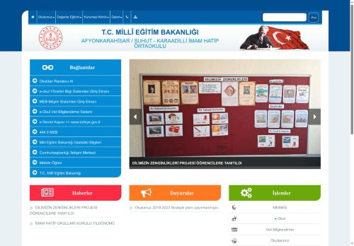 AFYONKARAHİSAR / ŞUHUT - KARAADİLLİ İMAM HATİP ORTAOKULU