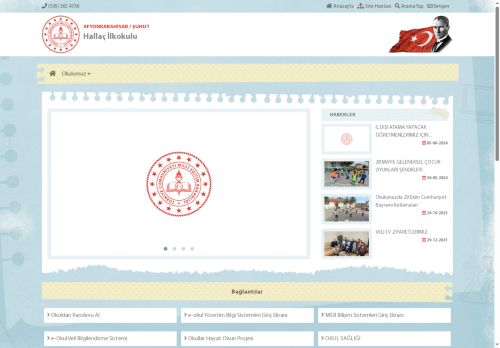 AFYONKARAHİSAR / ŞUHUT - Hallaç İlkokulu