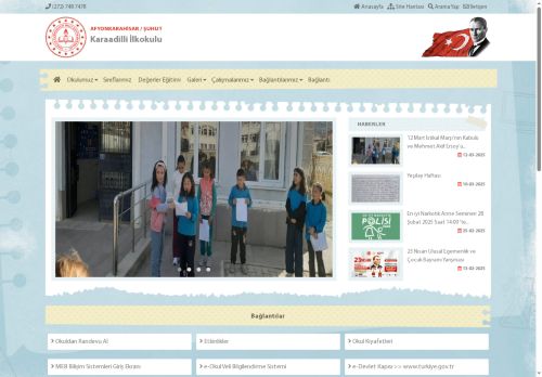 AFYONKARAHİSAR / ŞUHUT - Karaadilli İlkokulu