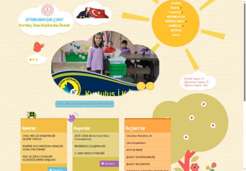 AFYONKARAHİSAR / Ş?UHUT - Kurtuluş İhsan Küçükarslan İlkokulu