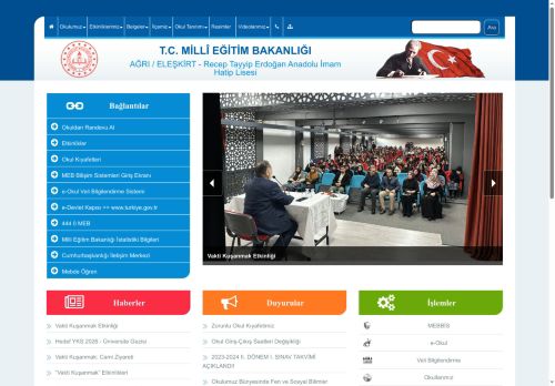 AĞRI / ELEŞKİRT - Recep Tayyip Erdoğan Anadolu İmam Hatip Lisesi