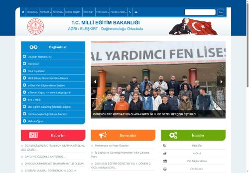 AĞRI / ELEŞKİRT - Değirmenoluğu Ortaokulu