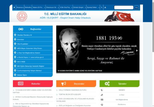 AĞRI / ELEŞKİRT - Eleşkirt İmam Hatip Ortaokulu