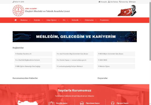 AĞRI / ELEŞKİRT - Eleşkirt Mesleki ve Teknik Anadolu Lisesi