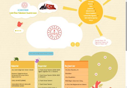 AĞRI / DİYADİN - Şehit Ömer Halisdemir Anadolu Lisesi