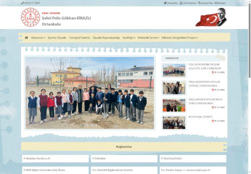AĞRI / DİYADİN - Şehit Polis Gökhan KİRAZLI Ortaokulu