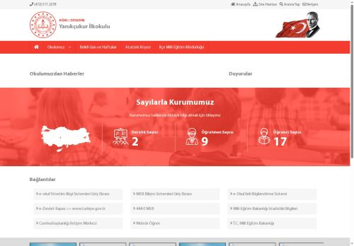 AĞRI / DİYADİN - Yanıkçukur İlkokulu