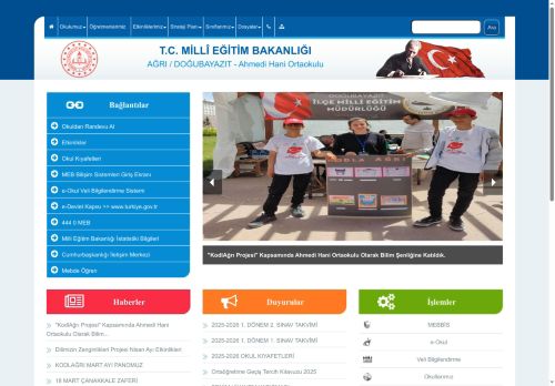 AĞRI / DOĞUBAYAZIT - Ahmedi Hani Ortaokulu