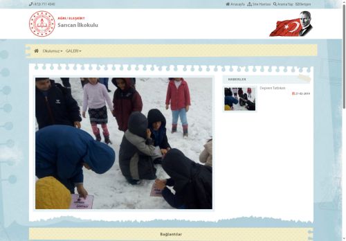 AĞRI / ELEŞKİRT - Sarıcan İlkokulu
