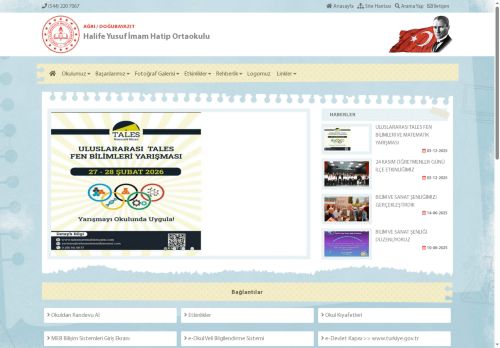 AĞRI / DOĞUBAYAZIT - Halife Yusuf İmam Hatip Ortaokulu