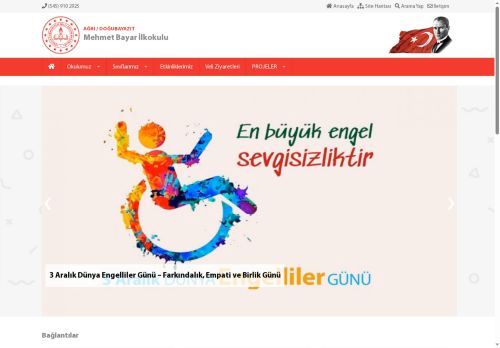 AĞRI / DOĞUBAYAZIT - Mehmet Bayar İlkokulu