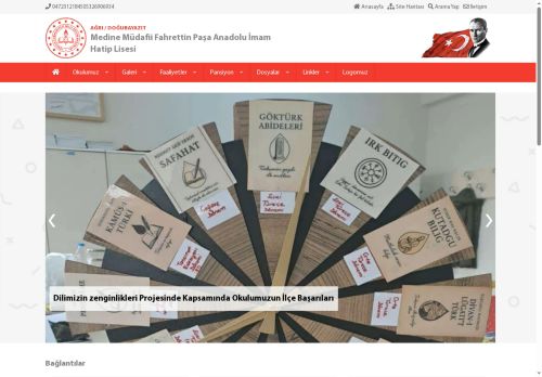 Medine Müdafii Fahrettin Paşa Anadolu İmam Hatip Lisesi - AĞRI / DOĞUBAYAZIT