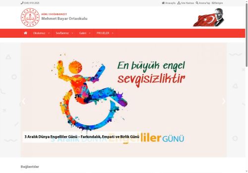 AĞRI / DOĞUBAYAZIT - Mehmet Bayar Ortaokulu