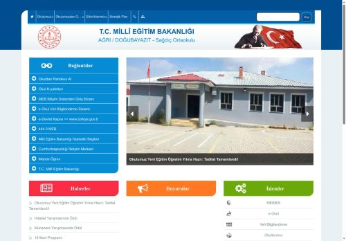 AĞRI / DOĞUBAYAZIT - Sağdıç Ortaokulu