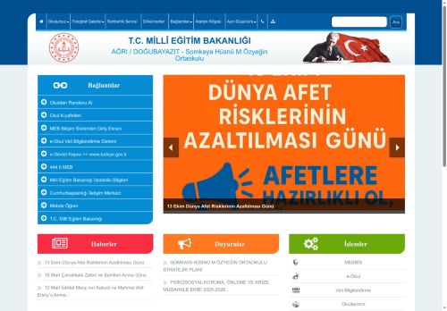 AĞRI / DOĞUBAYAZIT - Somkaya Hüsnü M.Özyeğin Ortaokulu