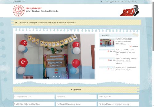 AĞRI / DOĞUBAYAZIT - Şehit Gürhan Yardım İlkokulu