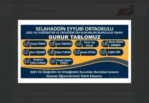 AĞRI / MERKEZ - Selahaddin Eyyubi Ortaokulu
